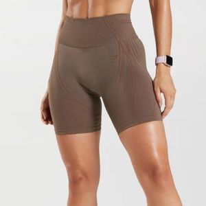 Cherry Brown Apex Seamless Shorts